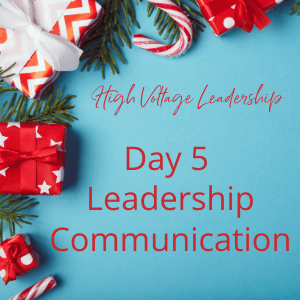 Day 5 – The 12 Days Of Leadership